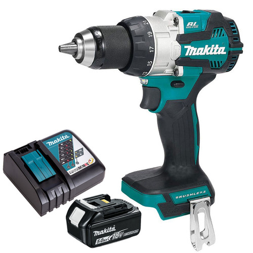 Makita DHP489Z 18V Brushless Combi Drill With 1 x 5.0Ah Battery & Charger - MonkeyTools