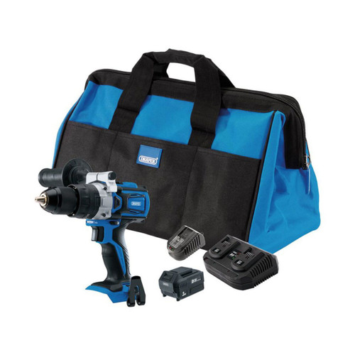 Draper PTKD20C4KIT 20V Brushless Combi Drill Kit with 2 x Batteries & 1 x Charger 70370 - MonkeyTools