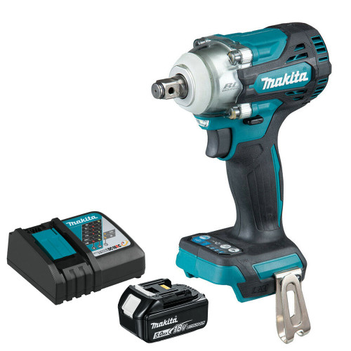 Makita DTW300Z 18V LXT Brushless Impact Wrench with 1 x 5.0Ah Battery & Charger - MonkeyTools
