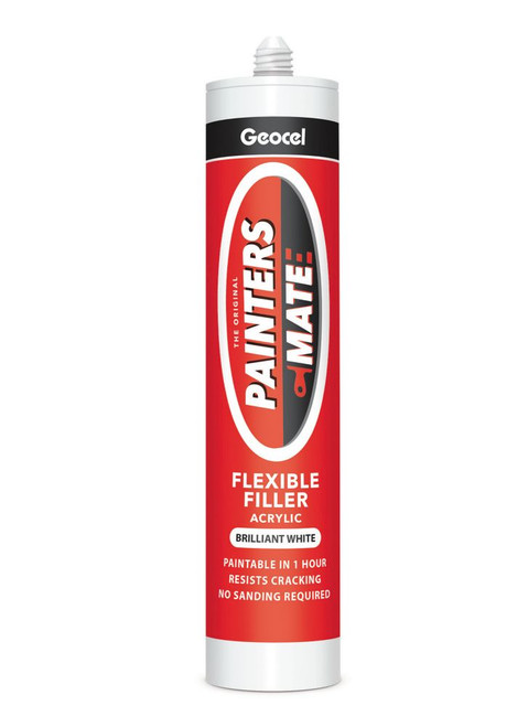 GEOCEL PAINTERS MATE FLEXIBLE ACRYLIC FILLER WHITE 310ML - MonkeyTools GEOCEL PAINTERS MATE FLEXIBLE ACRYLIC FILLER WHITE 310ML - MonkeyTools
