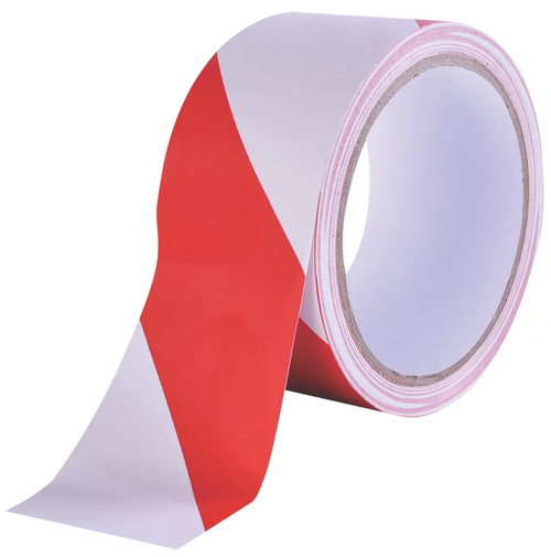 EVERBUILD BARRIER TAPE RED / WHITE 500M X 72MM - MonkeyTools