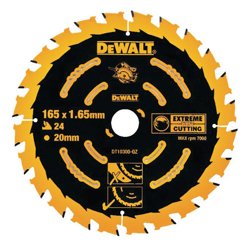 Dewalt DT10301-QZ 165mm Extreme Framing Circular Saw Blade 40T - MonkeyTools