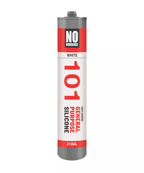 NO NONSENSE GENERAL PURPOSE SILICONE WHITE 310ML - MonkeyTools