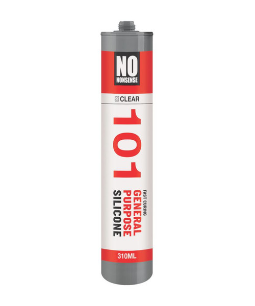 NO NONSENSE GENERAL PURPOSE SILICONE CLEAR 310ML - MonkeyTools