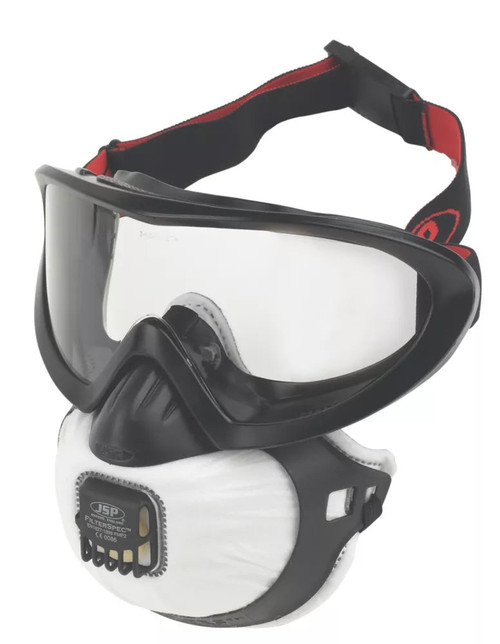 JSP FILTERSPEC PRO VALVE RESPIRATOR BLACK FMP2 - MonkeyTools JSP FILTERSPEC PRO VALVE RESPIRATOR BLACK FMP2 - MonkeyTools