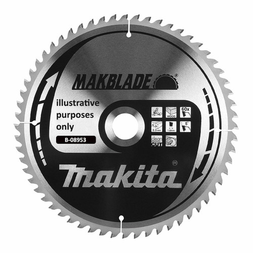 Makita 190mm 60T Makblade Plus Mitre Saw Cut Blade B-32580 - MonkeyTools