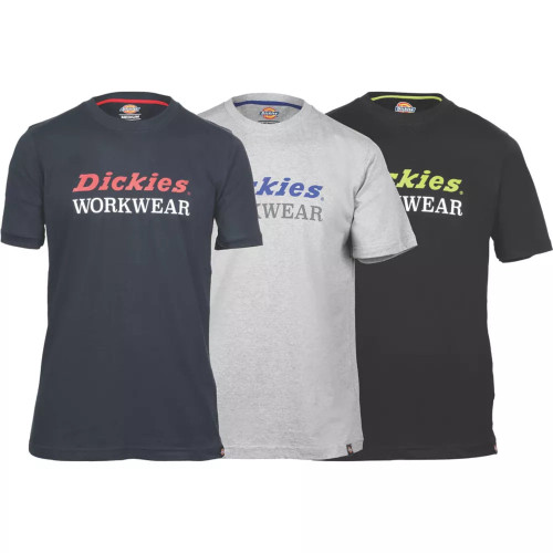 DICKIES RUTLAND SHORT SLEEVE T-SHIRT SET ASSORTED COLOURS X LARGE 40.9" CHEST 3 PIECES - MonkeyTools DICKIES RUTLAND SHORT SLEEVE T-SHIRT SET ASSORTED COLOURS X LARGE 40.9" CHEST 3 PIECES - MonkeyTools