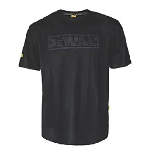 DEWALT SHORT SLEEVE 3D T-SHIRT BLACK LARGE 42-44" CHEST - MonkeyTools