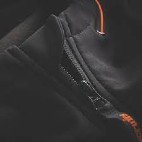 SCRUFFS T54852 WORKER SOFTSHELL JACKET BLACK LARGE 46" CHEST - MonkeyTools