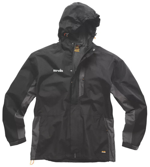 SCRUFFS WORKER JACKET BLACK / GRAPHITE LARGE 44" CHEST - MonkeyTools SCRUFFS WORKER JACKET BLACK / GRAPHITE LARGE 44" CHEST - MonkeyTools