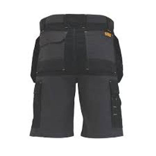 DEWALT VALDEZ WORK SHORTS GREY/BLACK 34" W - MonkeyTools DEWALT VALDEZ WORK SHORTS GREY/BLACK 34" W - MonkeyTools