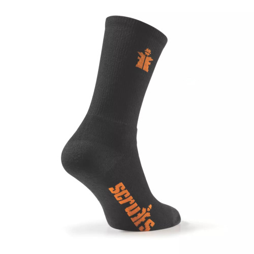 SCRUFFS WORKER SOCKS BLACK SIZE 7-9.5 3 PAIRS - MonkeyTools