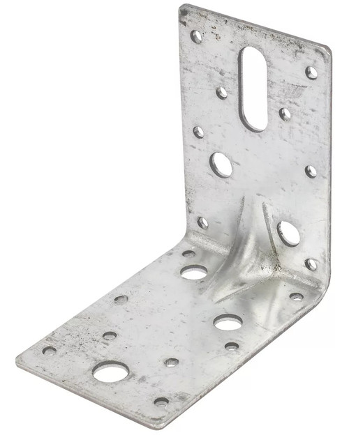 SABREFIX HEAVY DUTY ANGLE BRACKETS GALVANISED 90MM X 63MM 25 PACK - MonkeyTools SABREFIX HEAVY DUTY ANGLE BRACKETS GALVANISED 90MM X 63MM 25 PACK - MonkeyTools