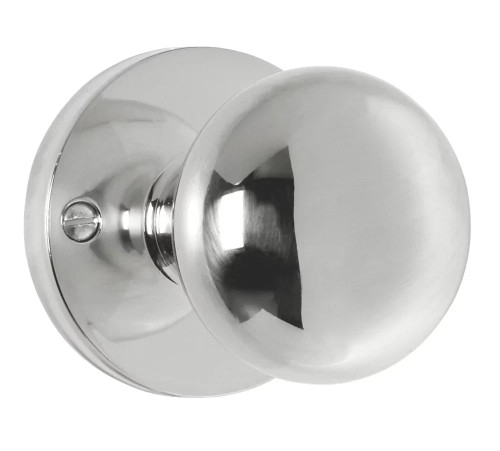 CARLISLE BRASS MUSHROOM MORTICE KNOB 61MM SET POLISHED CHROME - MonkeyTools CARLISLE BRASS MUSHROOM MORTICE KNOB 61MM SET POLISHED CHROME - MonkeyTools