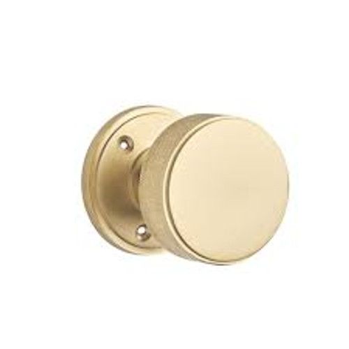 DESIGNER LEVERS KENSINGTON KNURLED DOOR KNOB 60MM PAIR BRUSHED BRASS - MonkeyTools DESIGNER LEVERS KENSINGTON KNURLED DOOR KNOB 60MM PAIR BRUSHED BRASS - MonkeyTools