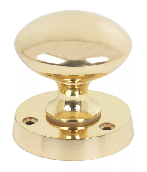 VICTORIAN MORTICE KNOBS 54MM PAIR POLISHED BRASS - MonkeyTools VICTORIAN MORTICE KNOBS 54MM PAIR POLISHED BRASS - MonkeyTools