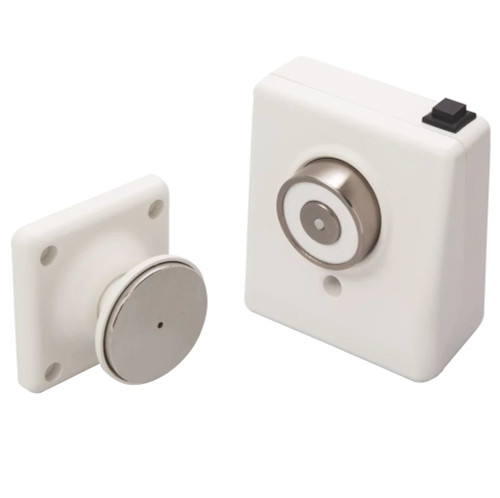 GEOFIRE DOORMOUSE 24V FIRE DOOR RETAINER WHITE 95MM - MonkeyTools
