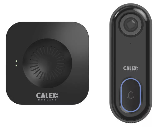 CALEX WIRED SMART VIDEO DOORBELL AND CHIME BLACK - MonkeyTools