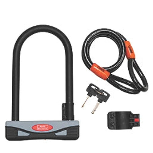 BURG-WACHTER STEEL BIKE SECURITY LOCK & CABLE KIT 1.2M X 12MM - MonkeyTools