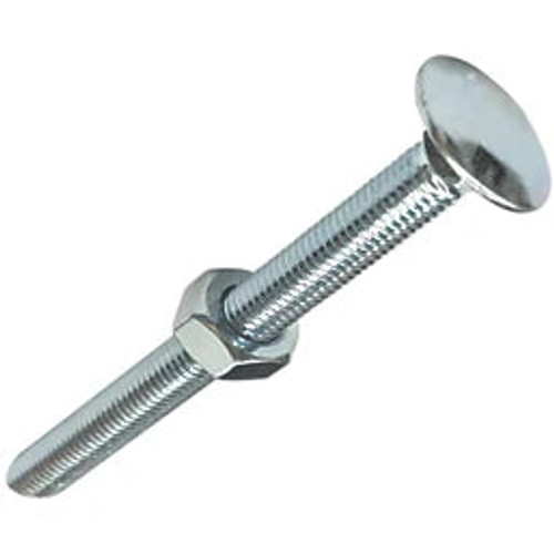 EASYFIX GENERAL PURPOSE THREADED COACH BOLTS CARBON STEEL BRIGHT ZINC-PLATED M10 X 180MM 50 PACK - MonkeyTools