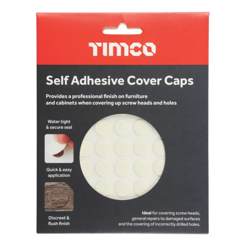 TIMCO SCREW CAPS IVORY 13MM 112 PACK - MonkeyTools TIMCO SCREW CAPS IVORY 13MM 112 PACK - MonkeyTools