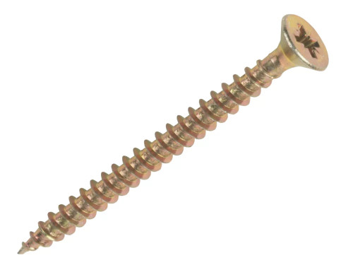 GOLDSCREW PZ DOUBLE-COUNTERSUNK SELF-TAPPING MULTIPURPOSE SCREWS 5MM X 100MM 1000 PACK - MonkeyTools