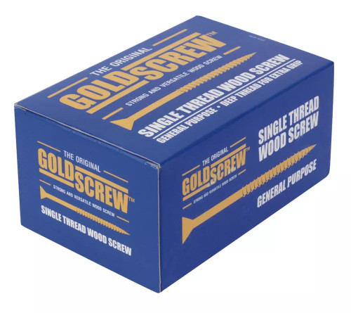 GOLDSCREW PZ DOUBLE-COUNTERSUNK SELF-TAPPING MULTIPURPOSE SCREWS 5MM X 60MM 100 PACK - MonkeyTools GOLDSCREW PZ DOUBLE-COUNTERSUNK SELF-TAPPING MULTIPURPOSE SCREWS 5MM X 60MM 100 PACK - MonkeyTools