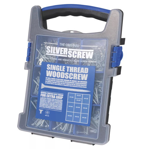 SILVERSCREW PZ DOUBLE-COUNTERSUNK WOODSCREWS GRAB PACK 1000 PCS - MonkeyTools