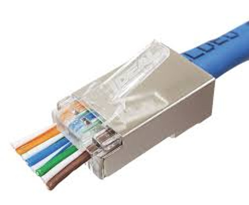 IDEAL RJ45 8P/8C FEED-THRU MODULAR PLUG 25 PACK - MonkeyTools