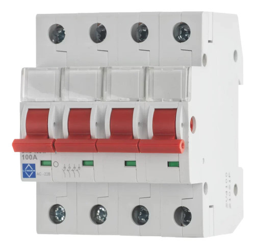LEWDEN 100A 4-POLE 3-PHASE MAINS SWITCH DISCONNECTOR - MonkeyTools