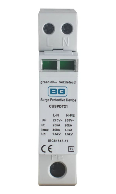 BRITISH GENERAL FORTRESS DP TYPE 2 SURGE PROTECTION DEVICE 40KA - MonkeyTools