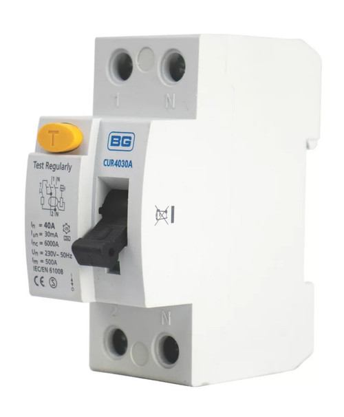 BRITISH GENERAL FORTRESS 40A 30MA DP TYPE A RCD - MonkeyTools