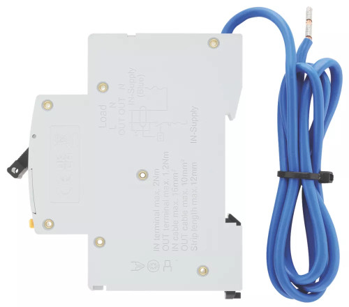 BRITISH GENERAL FORTRESS 40A 30MA SP & N TYPE B COMPACT RCBO - MonkeyTools