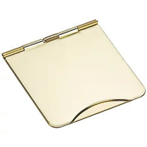 KNIGHTSBRIDGE FPR7UPBW 13A 1-GANG UNSWITCHED FLOOR SOCKET POLISHED BRASS WITH WHITE INSERTS - MonkeyTools