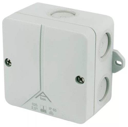 IP65 101A 24-TERMINAL WEATHERPROOF OUTDOOR ADAPTABLE BOX 180MM X 91MM X 180MM - MonkeyTools
