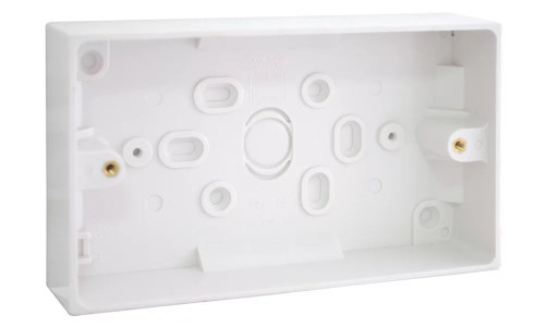 BRITISH GENERAL 900 SERIES 2-GANG SURFACE PATTRESS BACK BOX 29MM 5 PACK - MonkeyTools