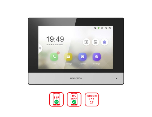 HIKVISION DS-KH6320Y-WTE2 - Hikvision Two wire indoor stations - MonkeyTools HIKVISION DS-KH6320Y-WTE2 - Hikvision Two wire indoor stations - MonkeyTools