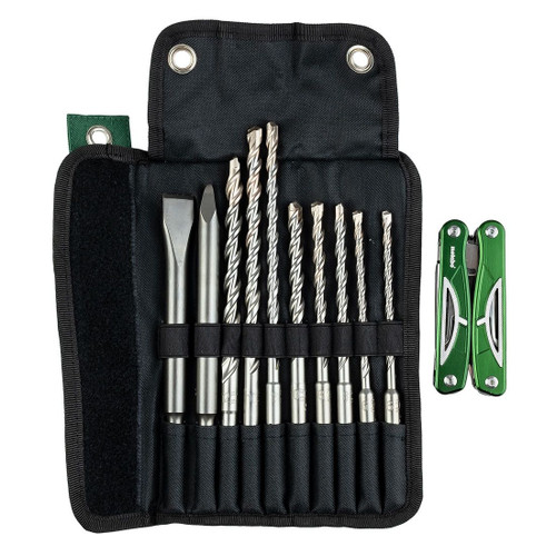 METABO 631690000 SDS+ PRO 4 DRILL & CHISEL SET X10 PCS & MULTI TOOL - MonkeyTools