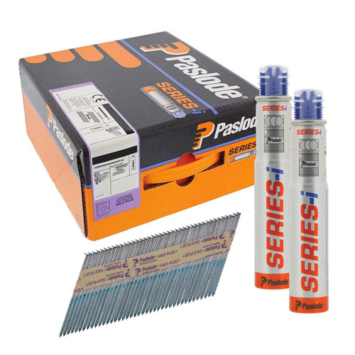 PASLODE 141070 3.1MM X 90MM GALV-PLUS SMOOTH 360XI / IM360CI NAILS X2200 PCS - MonkeyTools