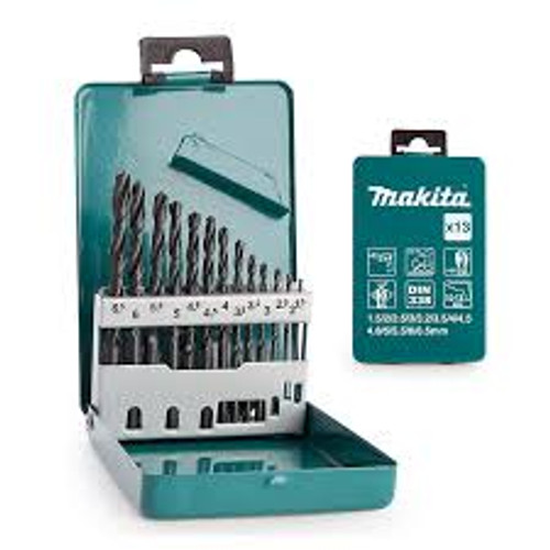 Makita D-54075 HSS-R Drill Bit Set Of 13 Piece - MonkeyTools
