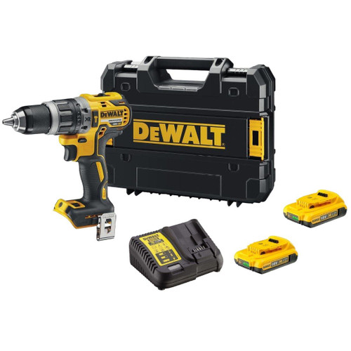 DEWALT DCD796D2 18V XR BRUSHLESS COMBI DRILL INC 2X 2.0AH BATTS - MonkeyTools