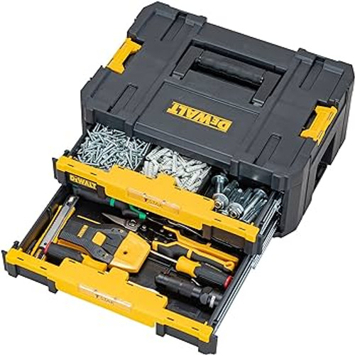 DEWALT DWST1-70706 TSTAK IV TOOL STORAGE BOX WITH 2X SHALLOW DRAWERS - MonkeyTools