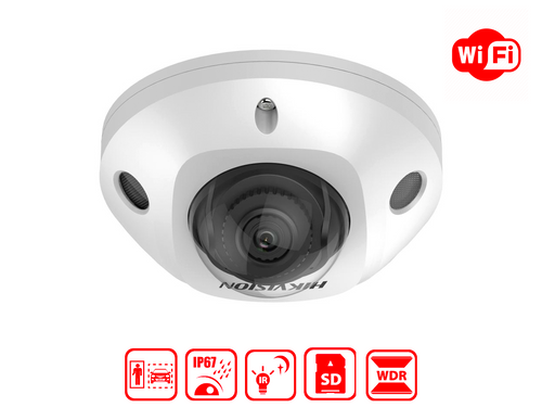 HIKVISION DS-2CD2543G2-I(WS) - Hikvision 4MP AcuSense Built-in Mic Fixed Mini Dome Network Camera - MonkeyTools