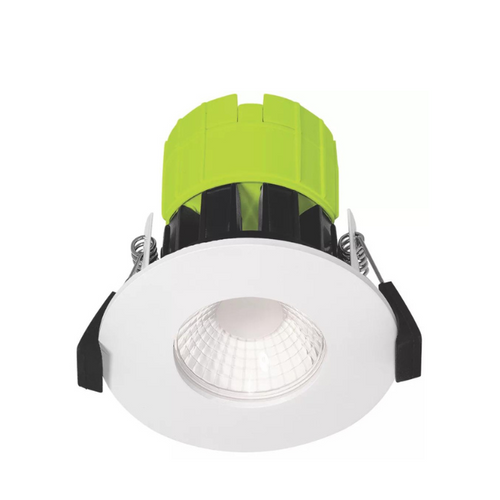 LUCECO FTYPE FIXED FIRE RATED LED DOWNLIGHT WHITE 6W 600LM - MonkeyTools