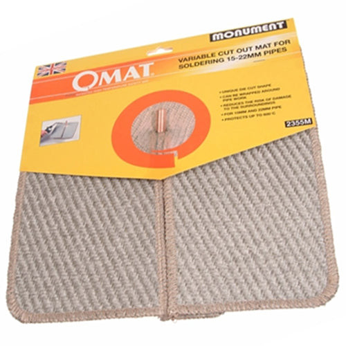 Monument MON2355 305 x 305mm OMAT Soldering Mat 15-22mm 12x12" 2355M - MonkeyTools