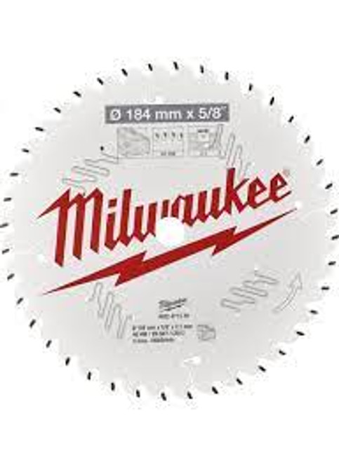 Milwaukee 4932471379 184x15.87mm 40t Circular Saw Blade - MonkeyTools