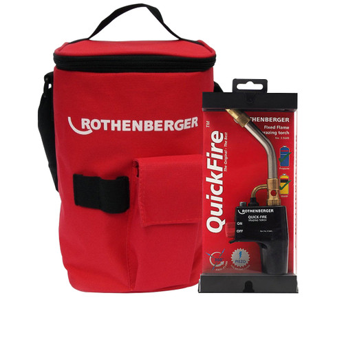 Rothenberger Quick Fire Brazing Torch 35645M With Hot Tool Bag - MonkeyTools