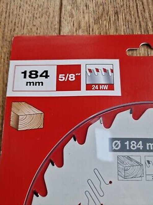 Milwaukee 4932 4713 78 184 x 15.87mm  5/8" 24t Anti vibration Circular Saw Blade - MonkeyTools
