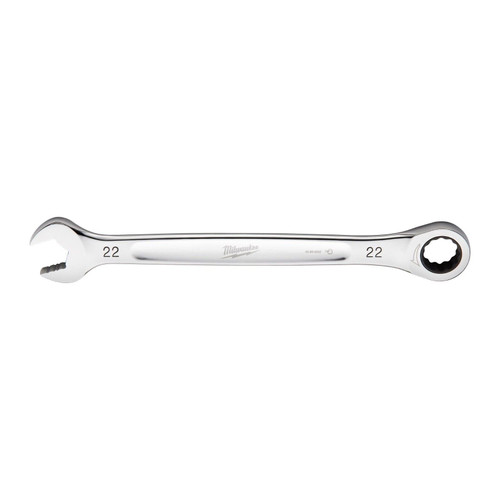 Milwaukee 4932471515 Maxbite 22mm Ratcheting Combination Spanner - MonkeyTools Milwaukee 4932471515 Maxbite 22mm Ratcheting Combination Spanner - MonkeyTools