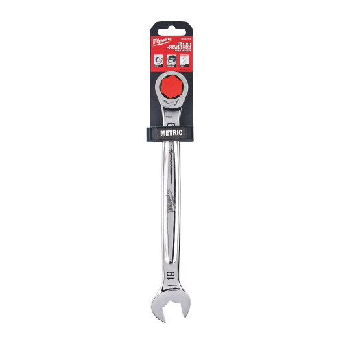 Milwaukee 4932471512 Maxbite 19mm Ratcheting Combination Spanner - MonkeyTools Milwaukee 4932471512 Maxbite 19mm Ratcheting Combination Spanner - MonkeyTools